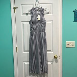 Brand new wide legged capri length jumpsuit